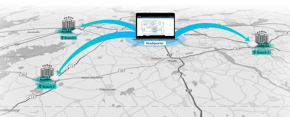 Manage Multiple Sites with the Centralized Controller in a Single Location