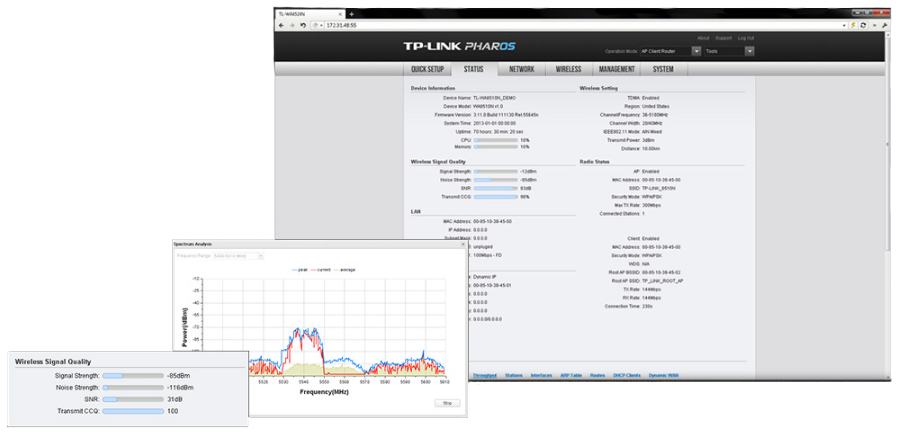 Antena Wifi Exterior Tp Link Cpe210 2.4ghz 300mbps 9dbi